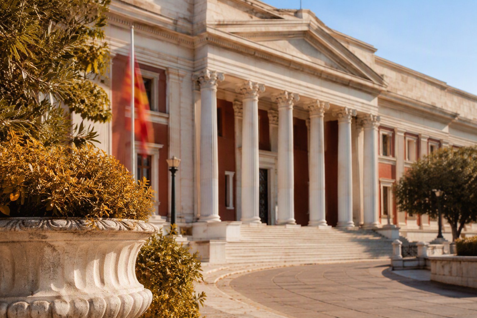 Albanian embassy Type D long-stay visa application